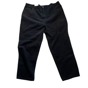 Men’s Harbor Bay Black Denim Jeans Pants  u Size 52 x 34
